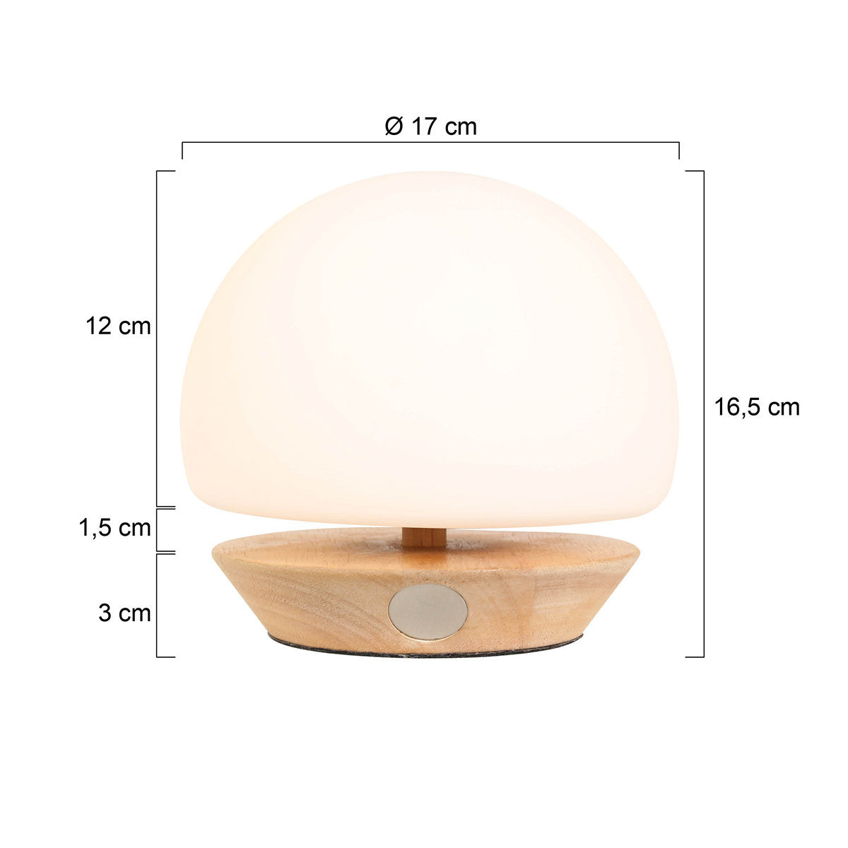 Liva Milk Glass Table Lamp | C7433