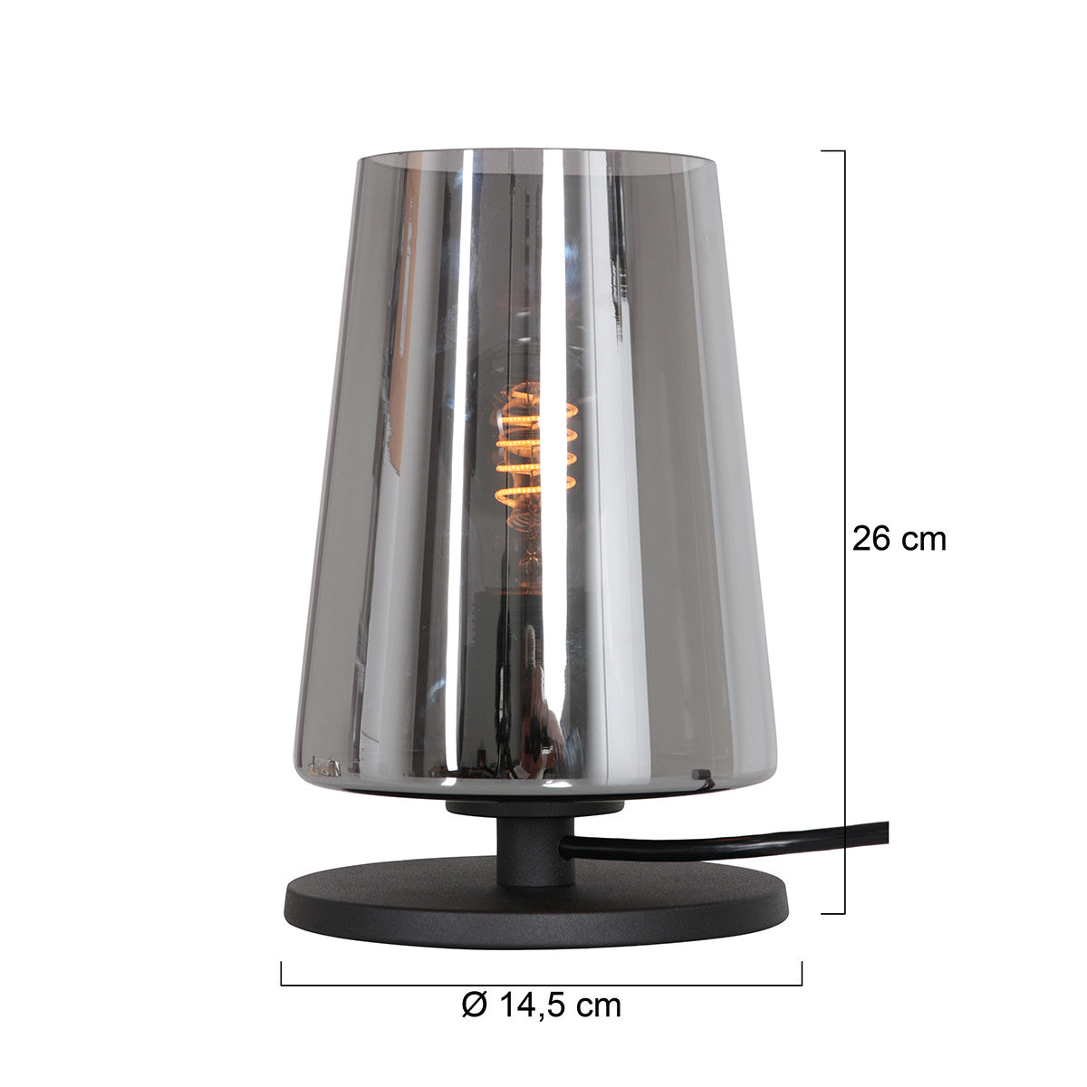 Dave Glass Bedside Lamp | C7385